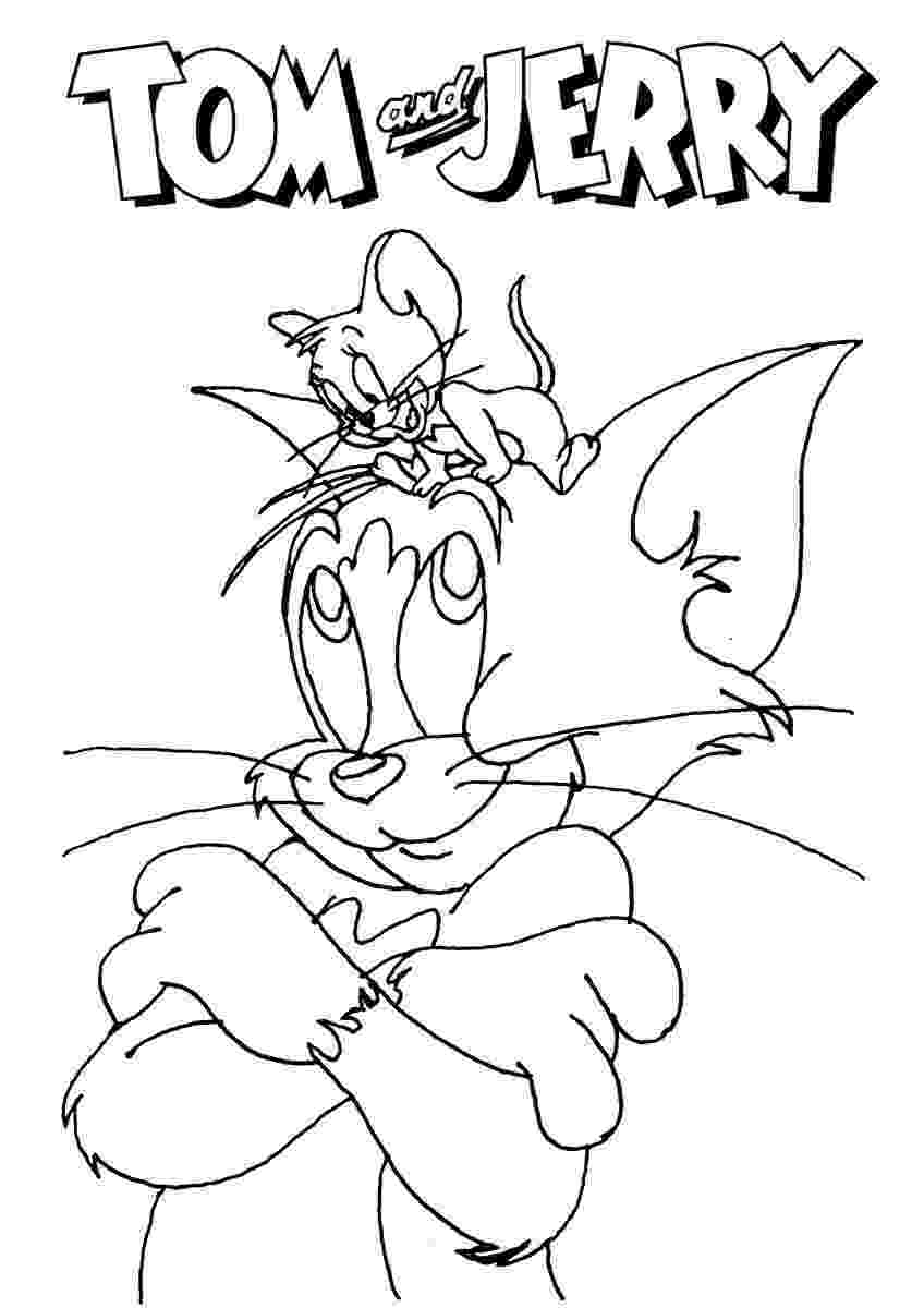 tom and jerry coloring page tom and jerry coloring page 3 and tom page jerry coloring 