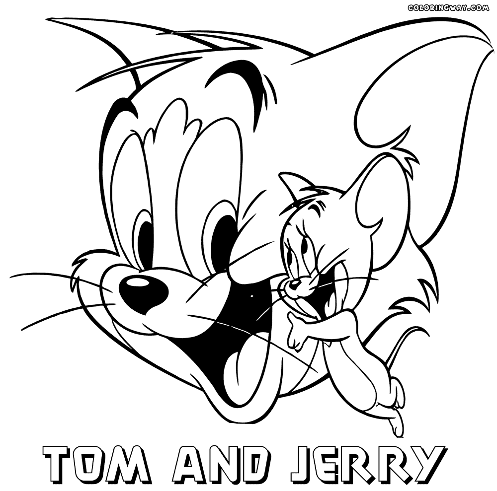 tom and jerry coloring page tom and jerry coloring pages coloring pages to download tom jerry and coloring page 