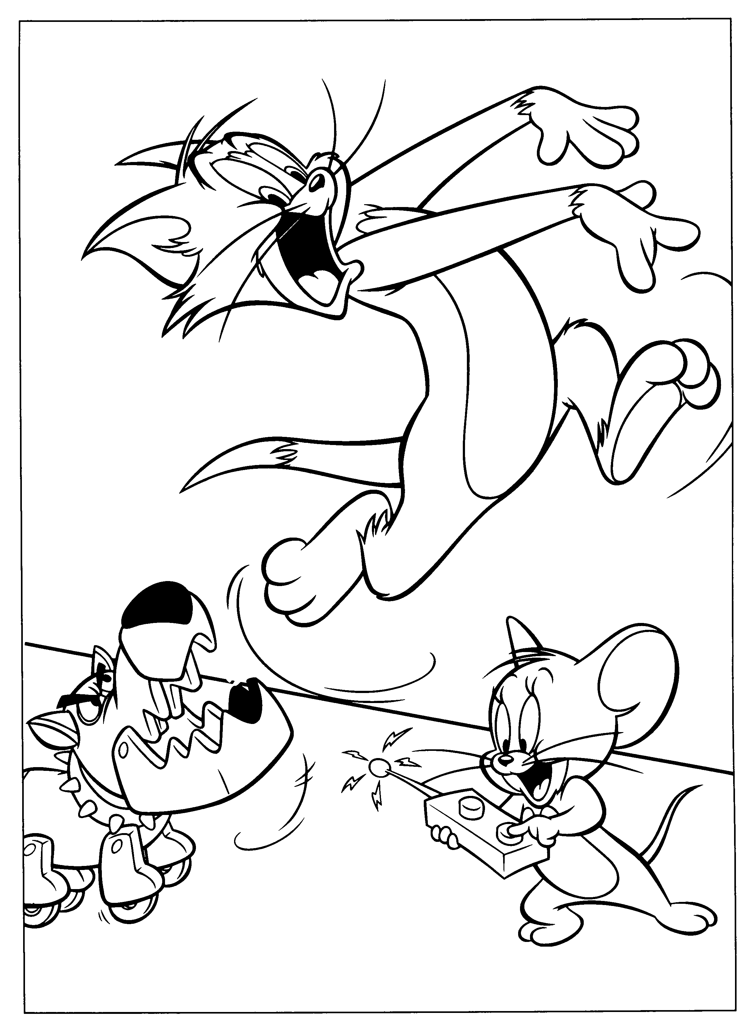 tom and jerry coloring page tom and jerry coloring pages download and print for free tom page jerry coloring and 