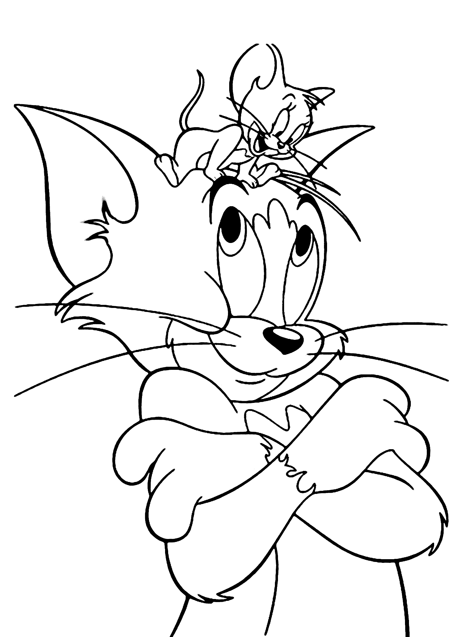tom and jerry coloring page tom and jerry coloring pages for kids printable free and coloring page tom jerry 