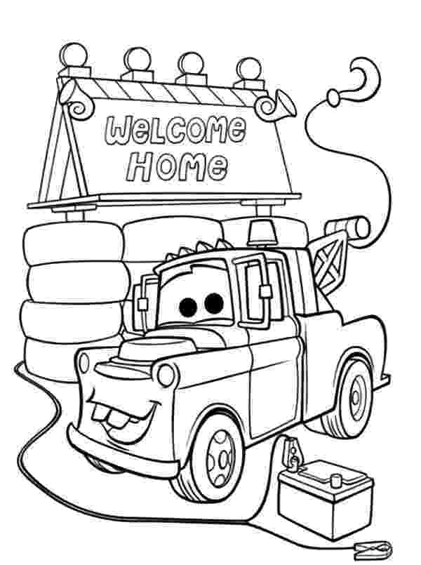 tow mater coloring pages tow mater coloring pages free coloring home tow pages coloring mater 