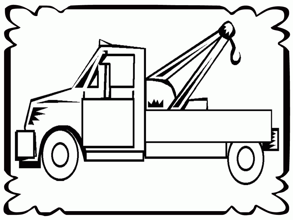 tow truck coloring pages tow truck coloring pages at getcoloringscom free coloring truck pages tow 