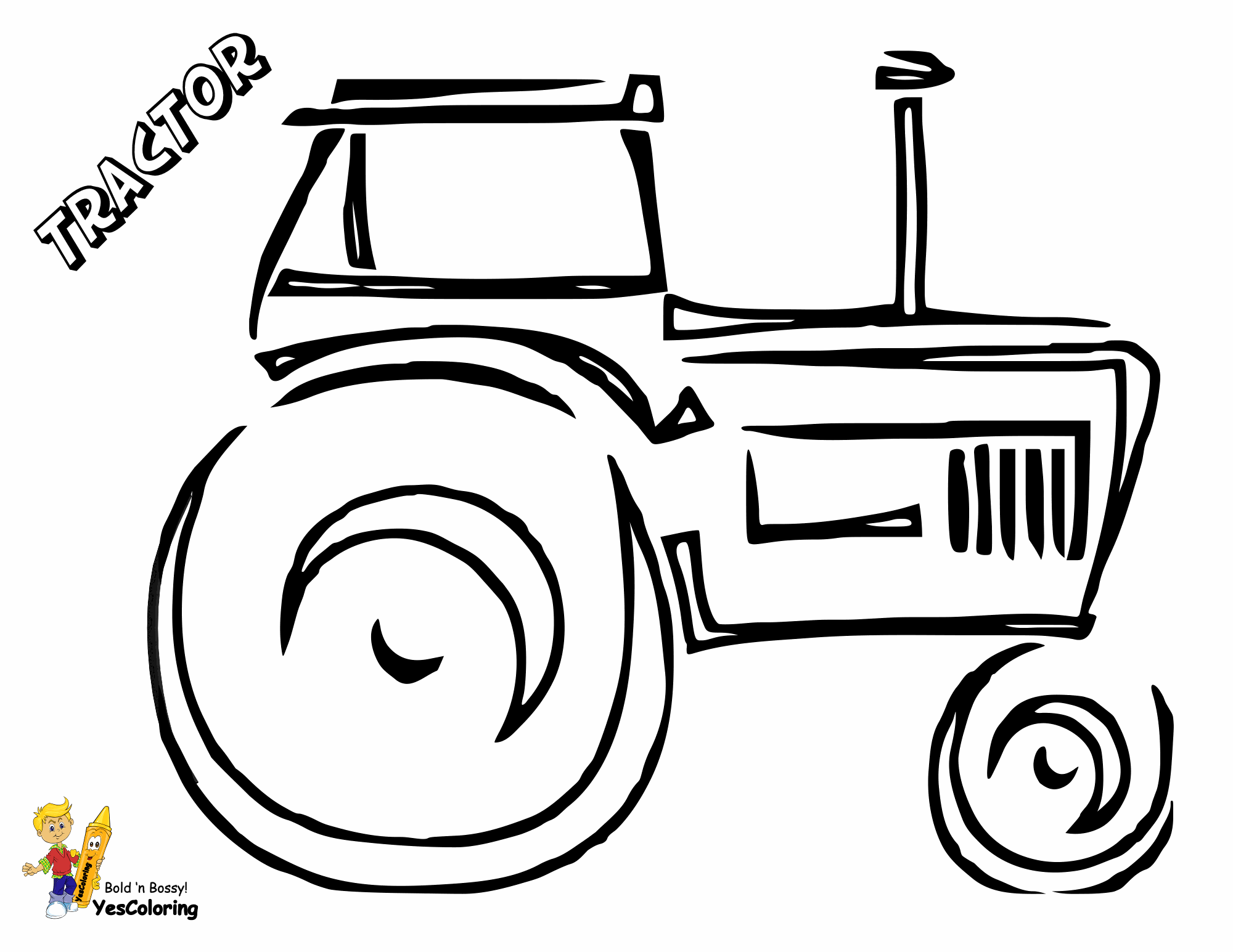 tractor pictures for kids big boss tractor coloring pages to print free tractors tractor kids pictures for 