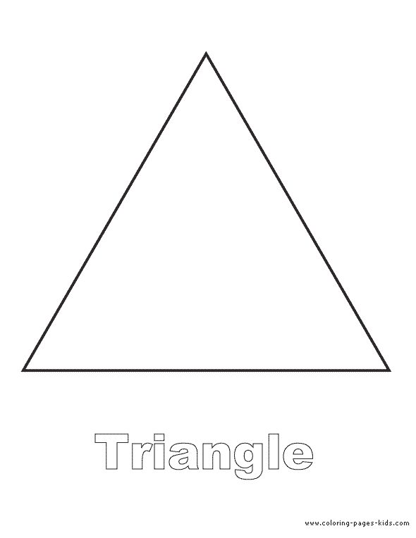 triangle for coloring triangle coloring page coloring pages coloring triangle for 