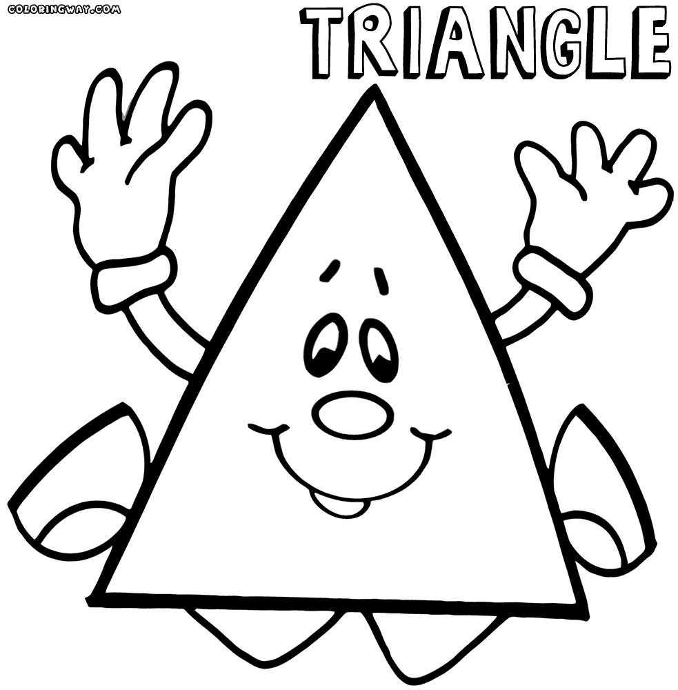 triangle for coloring triangles coloring pages download and print for free for triangle coloring 