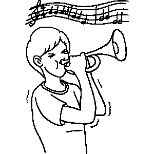 trumpet picture to color music coloring page 22 coloring page free miscellaneous color to trumpet picture 