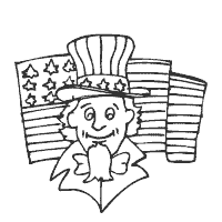 uncle sam coloring pages american flag behind uncle sam coloring pages surfnetkids coloring pages sam uncle 