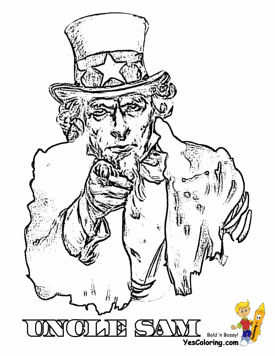 uncle sam coloring pages free uncle sam picture download free clip art free clip coloring uncle sam pages 