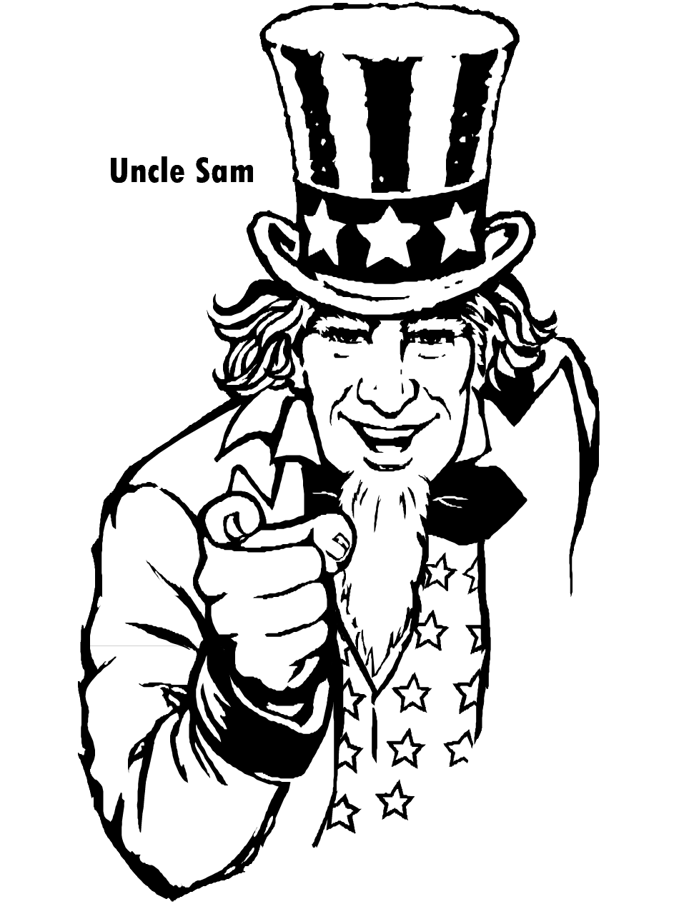 uncle sam coloring pages uncle sam coloring page woo jr kids activities pages coloring sam uncle 