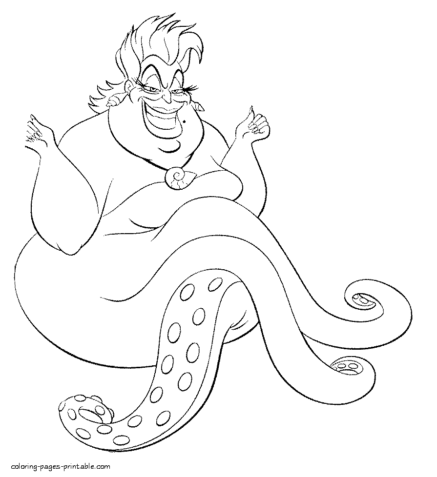 ursula coloring pages ursula coloring pages to download and print for free pages coloring ursula 1 1