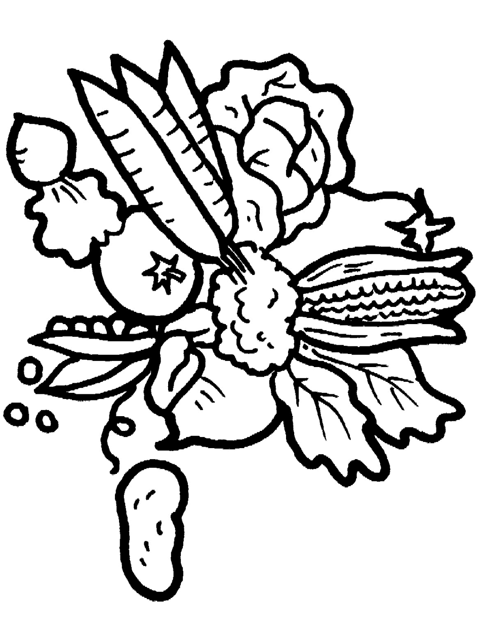vegetables coloring vegetables coloring pages getcoloringpagescom coloring vegetables 