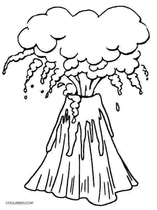 volcano coloring pages printable volcano coloring pages coloring volcano printable pages 
