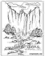 waterfall coloring page waterfall colouring page rydal water lake district coloring waterfall page 
