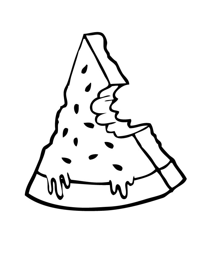 watermelon coloring pages watermelon slice coloring page fruits and vegetables pages watermelon coloring 