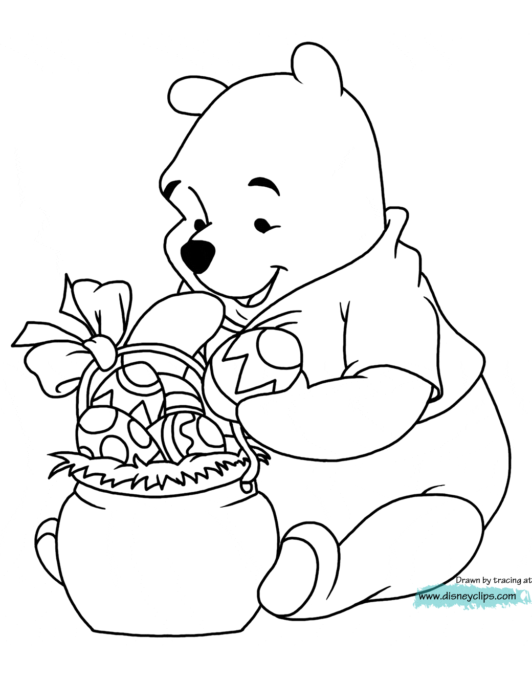 winnie the pooh easter coloring pages printable disney easter coloring pages 3 disneyclipscom pages easter pooh winnie coloring the 