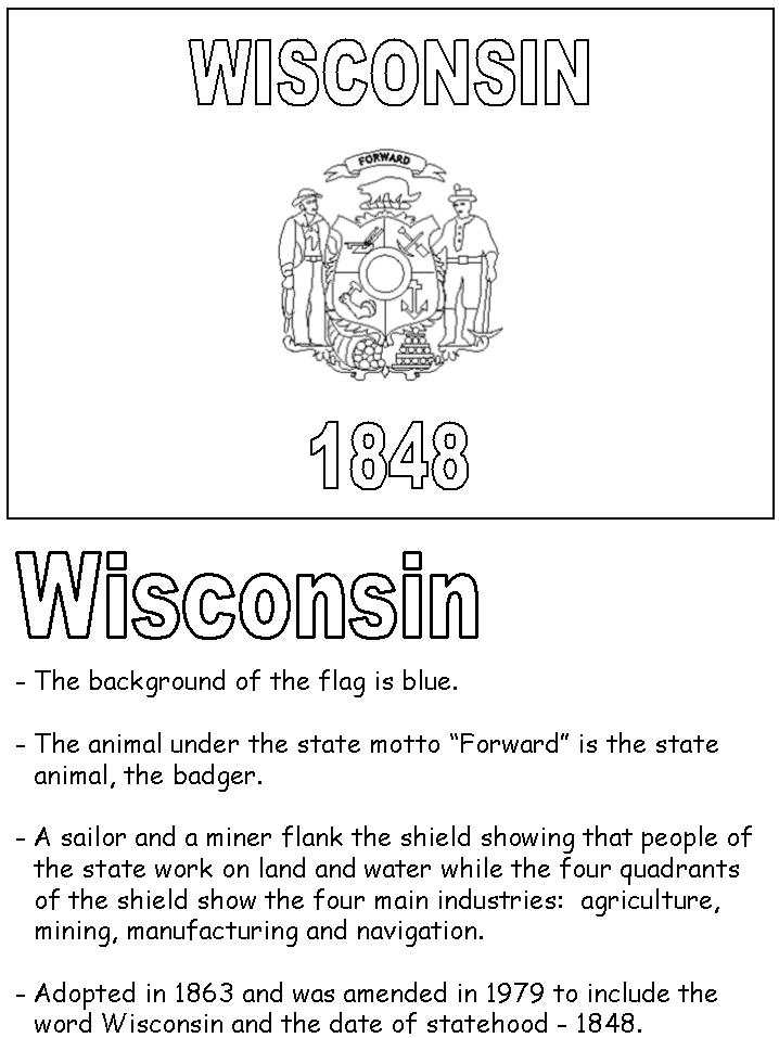 wisconsin state flag picture wisconsin state flag wisconsin flag picture state 