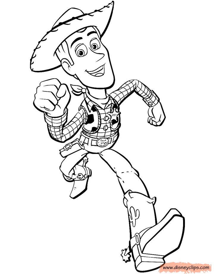 woody coloring page toy story coloring pages 2 disneyclipscom coloring page woody 