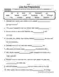worksheet for grade 1 preposition valentine party prepositions prepositional phrases 1 grade worksheet for preposition 