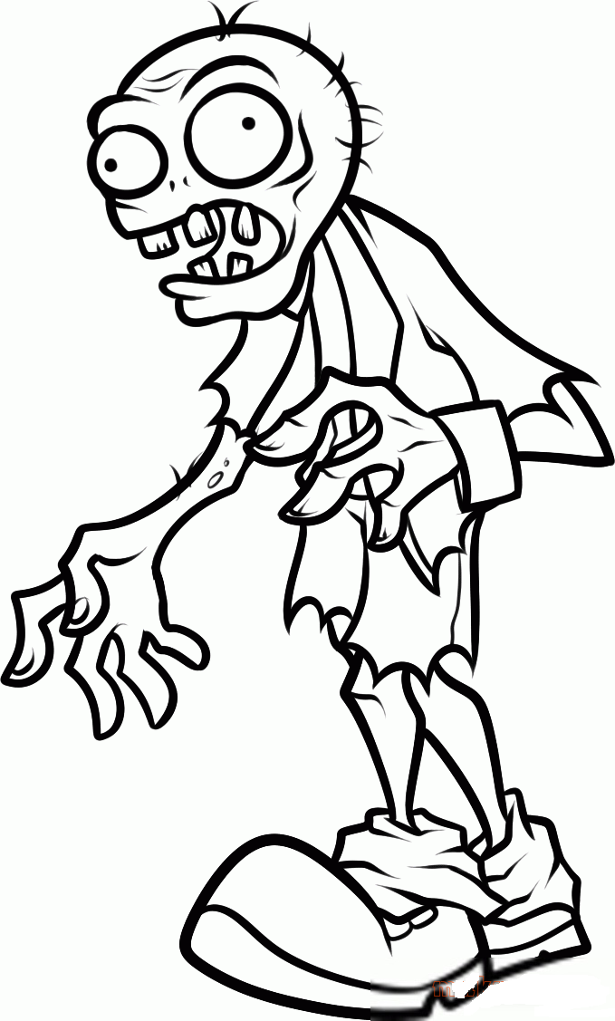 zombie printable coloring pages plants vs zombies coloring pages to download and print for zombie pages coloring printable 