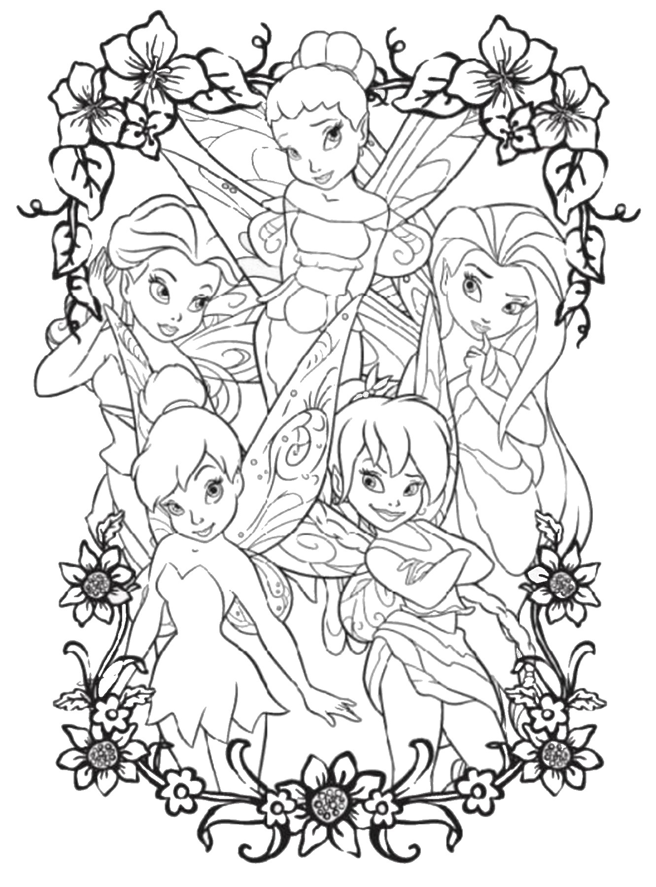 tinkerbell coloring 30 tinkerbell coloring pages free coloring pages free tinkerbell coloring 1 1