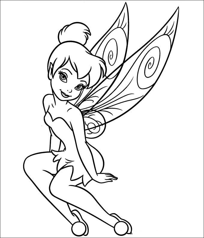 tinkerbell coloring 60 tinkerbell birthday party ideas tinkerbell coloring coloring tinkerbell 