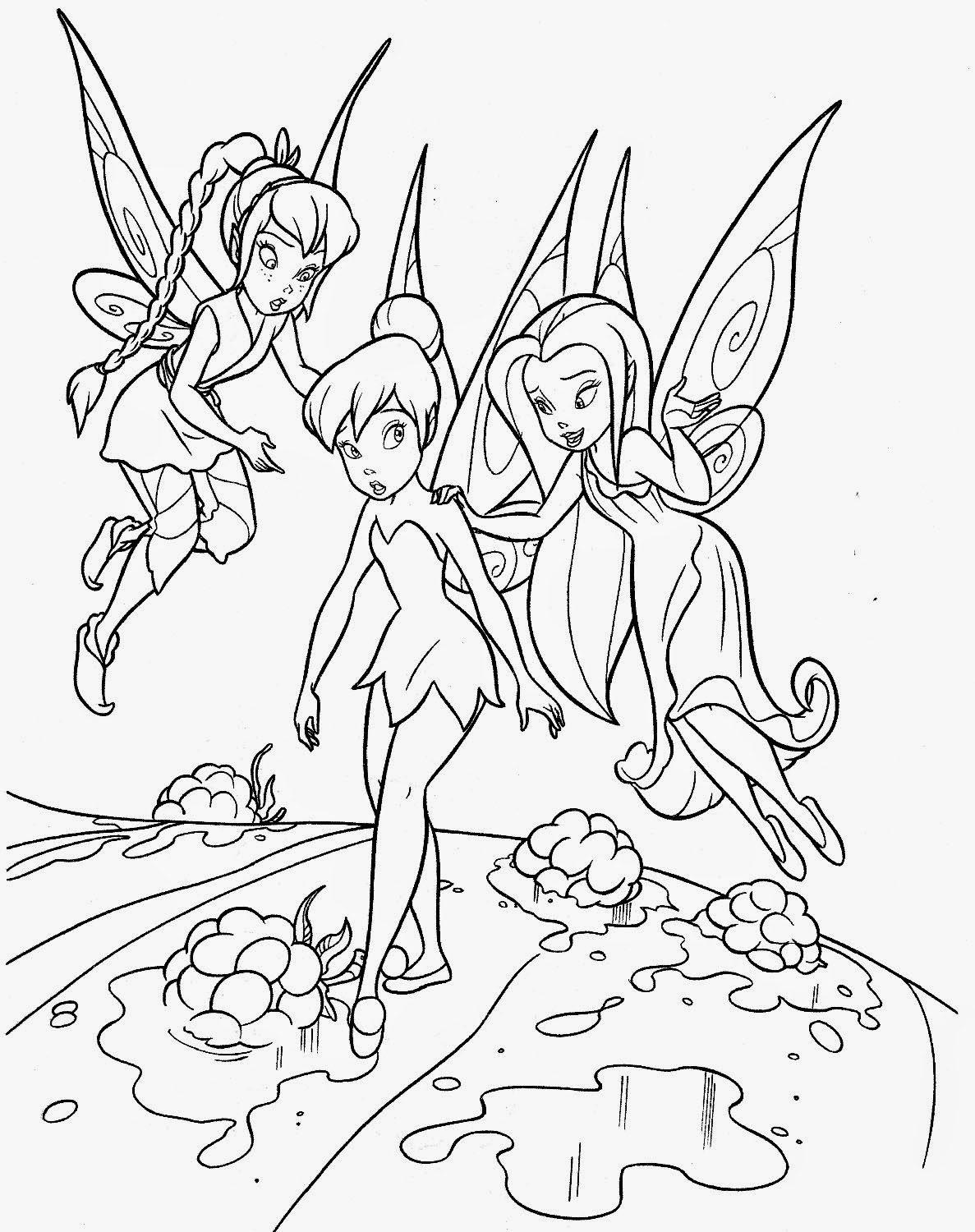 tinkerbell coloring coloring pages tinkerbell coloring pages and clip art coloring tinkerbell 1 1