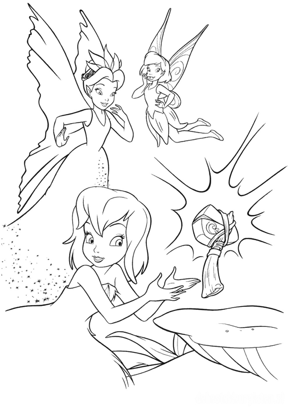 tinkerbell coloring tinker bell coloring pages to download and print for free tinkerbell coloring 