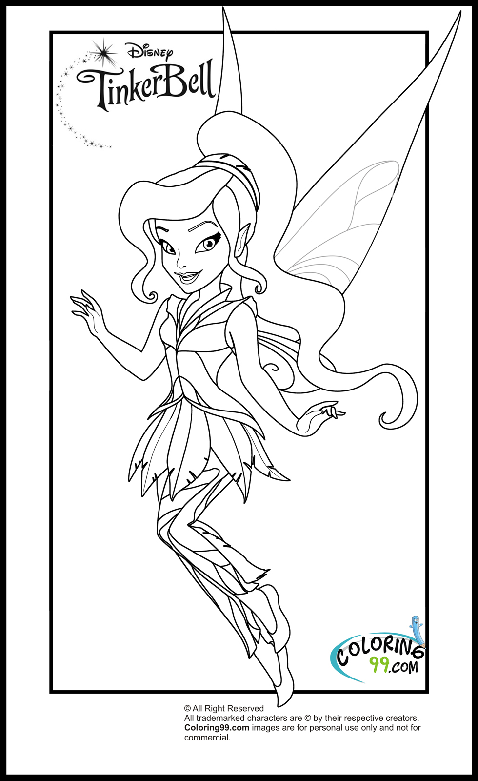 tinkerbell coloring tinkerbell coloring pages download and print tinkerbell coloring tinkerbell 1 1