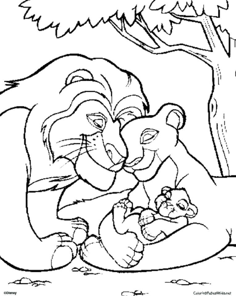 free lion king coloring pages the lion king coloring pages disneyclipscom king coloring pages lion free