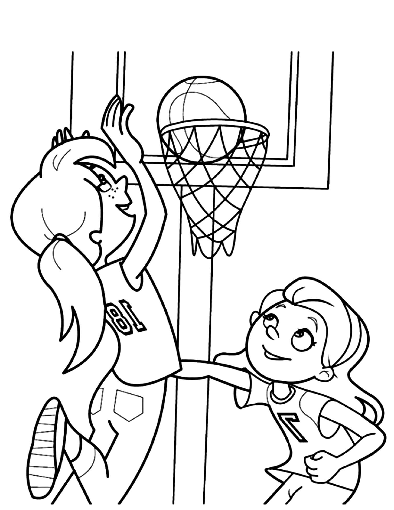 basketball coloring pages basketball coloring pages 4 educative printable pages coloring basketball