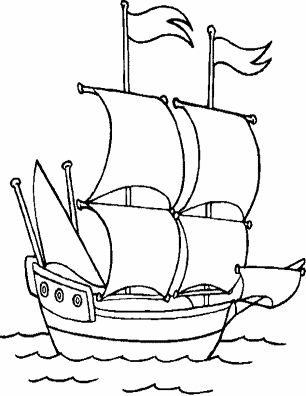 boat coloring coloring picture pirate ship free printable bubakidscom boat coloring 