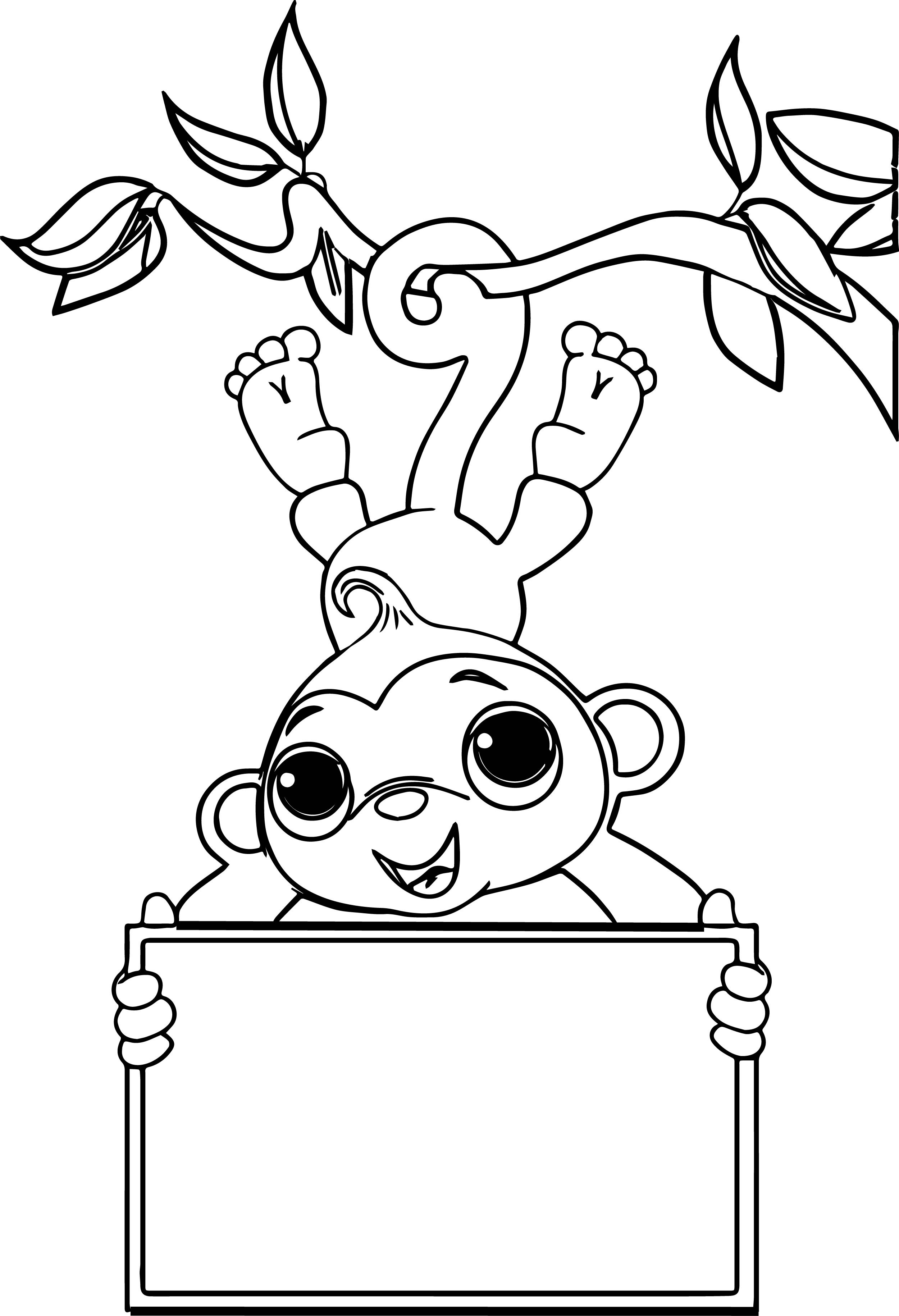 pictures of monkeys to color coloring pages of monkeys kids learning activity pictures of monkeys to color