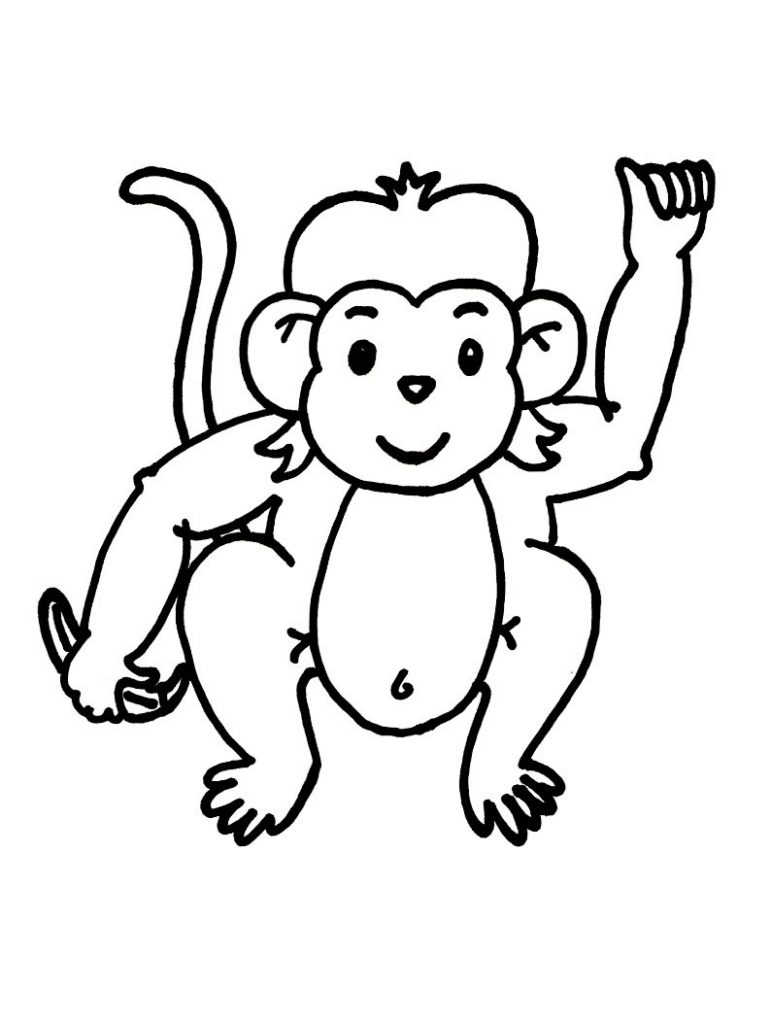 pictures of monkeys to color free monkey coloring pages of color monkeys pictures to