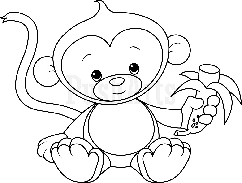 pictures of monkeys to color free printable monkey coloring pages for kids color pictures to monkeys of