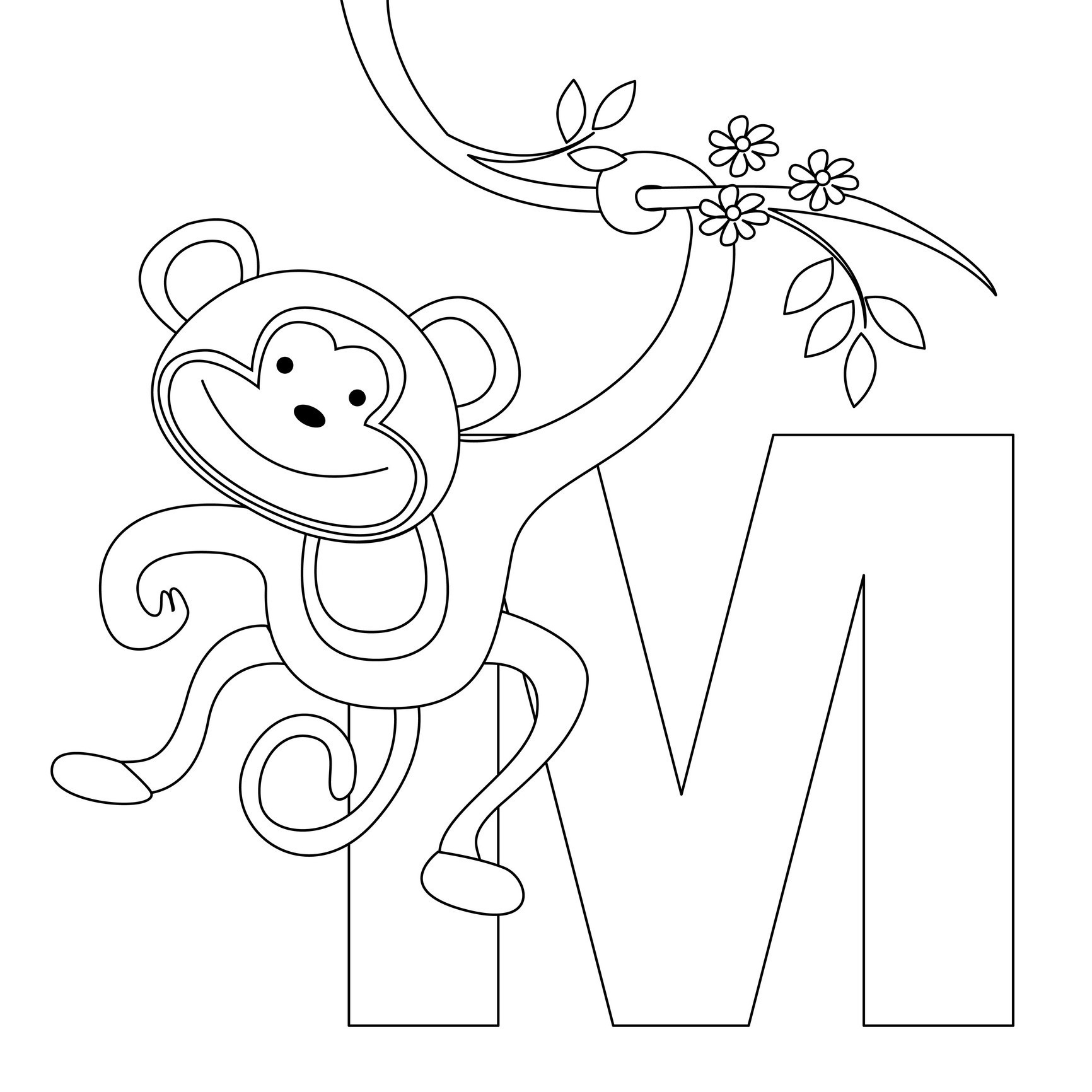 pictures of monkeys to color monkeys free to color for kids monkeys kids coloring pages monkeys pictures to color of 